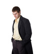 Foto: Young man in topcoat Young man in topcoat