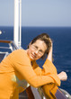 Woman on a cruise