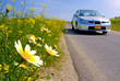 car on the road
