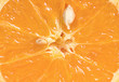 Citrus orange flesh texture