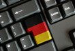German flag key on keyboard