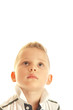 Child looking above