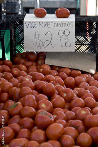 Photo: tomatoes at farmers market tomatoes at farmers market