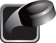 Silver hockey frame