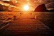 Jetty into the Sunset Jetty into the Sunset