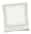 Polaroid su fond blanc