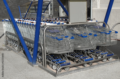 Photo: Shopping carts Shopping carts