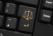 "Scales of Justice" Key on Keyboard