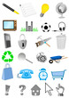 Collection of detailed web icons