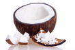 Cracked coconut Cracked coconut