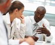 Portrait of business people at a meeting