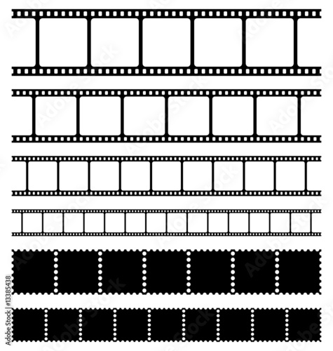 Strips film and stamps collection Strips film and stamps collection