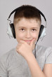 Listening boy