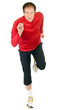 Photo: runner isolated runner isolated