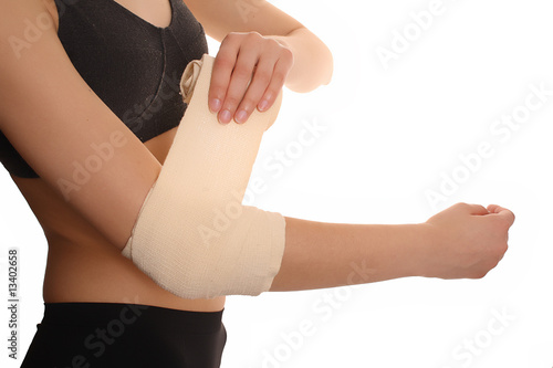 Photo: bandage on arm III bandage on arm III