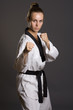 Foto: girl in white kimono girl in white kimono