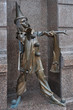 Crying Pierrot near puppet theater in Kiev Crying Pierrot near puppet theater in Kiev