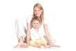 young mother and her baby