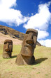 Foto: Easter Island moai at Rano Raraku quarry Easter Island moai at Rano Raraku quarry