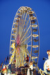 Kirmes bei Nacht mit Riesenrad