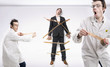 Mad scientist and bound businessman
