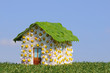 concept d'une maison ecologique.
