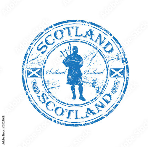 Scotland rubber stamp