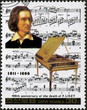 Corée. Liszt. Timbre Postal. 1986