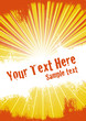 Orange Burst Background Orange Burst Background