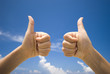 Photo: thumbs up sign thumbs up sign