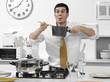 business man in the kitchen that it tastes what he cooked business man in the kitchen that it tastes what he cooked