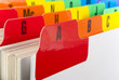 Photo: Alphabetical Index Cards - Closeup (Macro) Alphabetical Index Cards - Closeup (Macro)