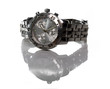 used silver watch isolated over a white backgtound used silver watch isolated over a white backgtound