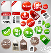sale, bio and handmade icons/labels sale, bio and handmade icons/labels