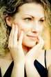 Close-up portrait of beautiful young woman Close-up portrait of beautiful young woman