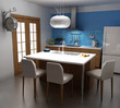 Cuisine bleue