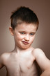 Little boy with attitude