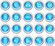 silvero glossy icon set: Wireless  Device