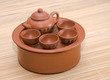 Clay little table for tea