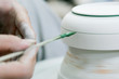 Painting pottery Painting pottery