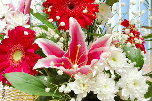 lilia and gerbera