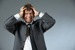 Stressed businessman