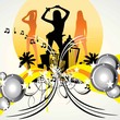 Vector: sunset dancers sunset dancers