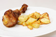 chicken and potatoes