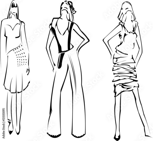 Fashion Designer Games  Girls on Fashion Girls Designer Sketch    Alexandr Zinchevici  13505895   See