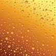water drops on beer