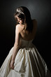Low Key Shot of a Stunning Teenage Bride