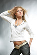 Photo: Portrait beautiful young woman Portrait beautiful young woman