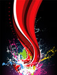 Rainbow splash