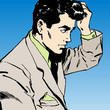 Portrait of a Young Man, comic style